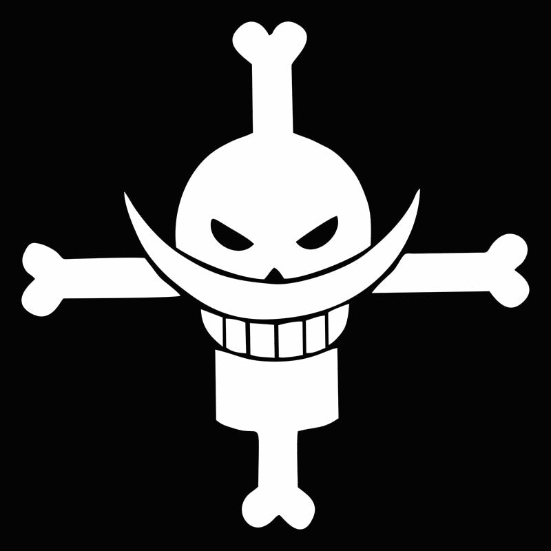 One Piece ‘Whitebeard Logo' Vinyl Car Sticker