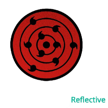 Naruto 'Rinne Sharingan Symbol' Vinyl Car Sticker
