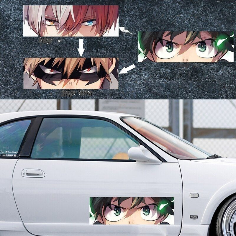 My Hero Academia 'Shoto x Izuku x Katsuki | Fierce'  Vinyl Car 3D Motion Sticker