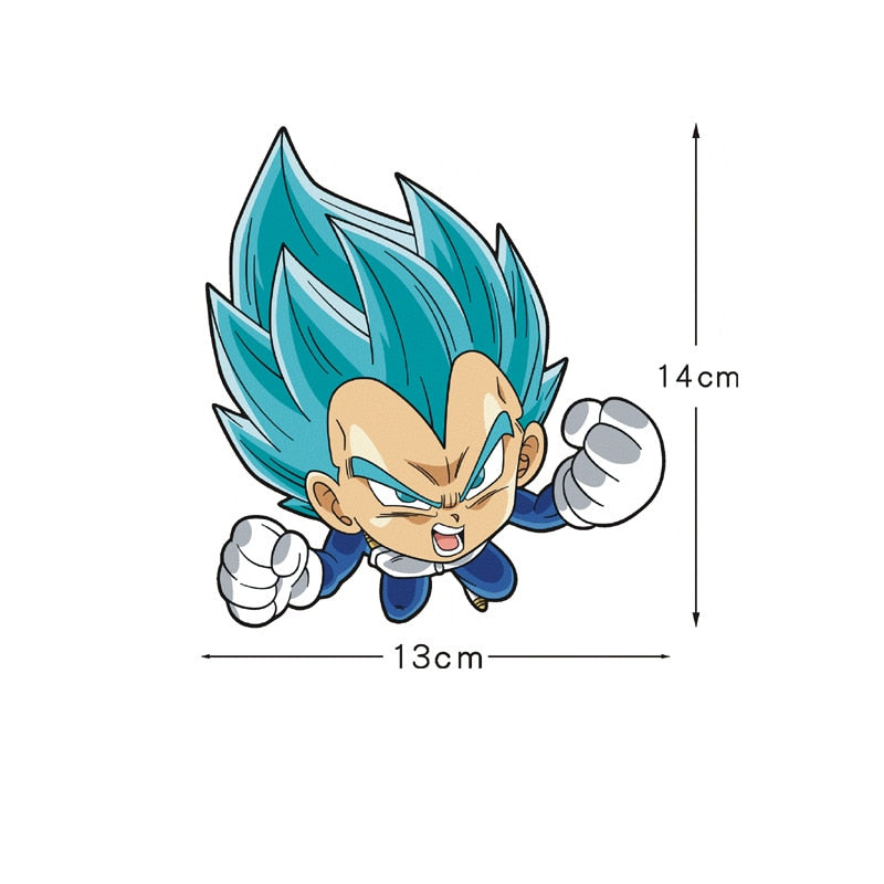 Dragon Ball Z 'Vegeta | Angry' Vinyl Car Sticker