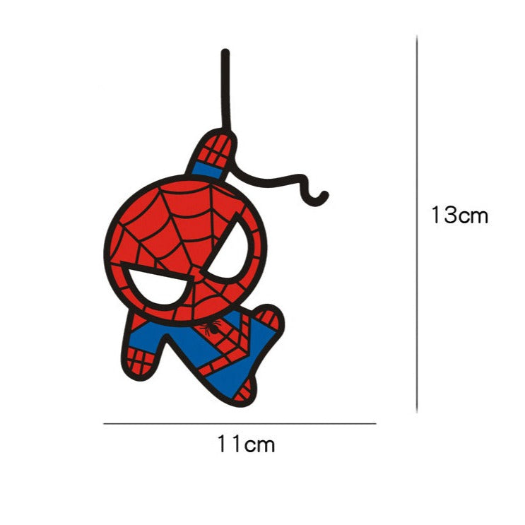 Spider-Man 'Hanging On Black Rope | Left | 2.0' Vinyl Car Sticker