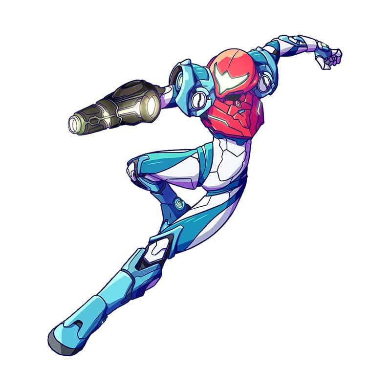 Metroid 'Samus Aran | Power Suit' Vinyl Car Sticker