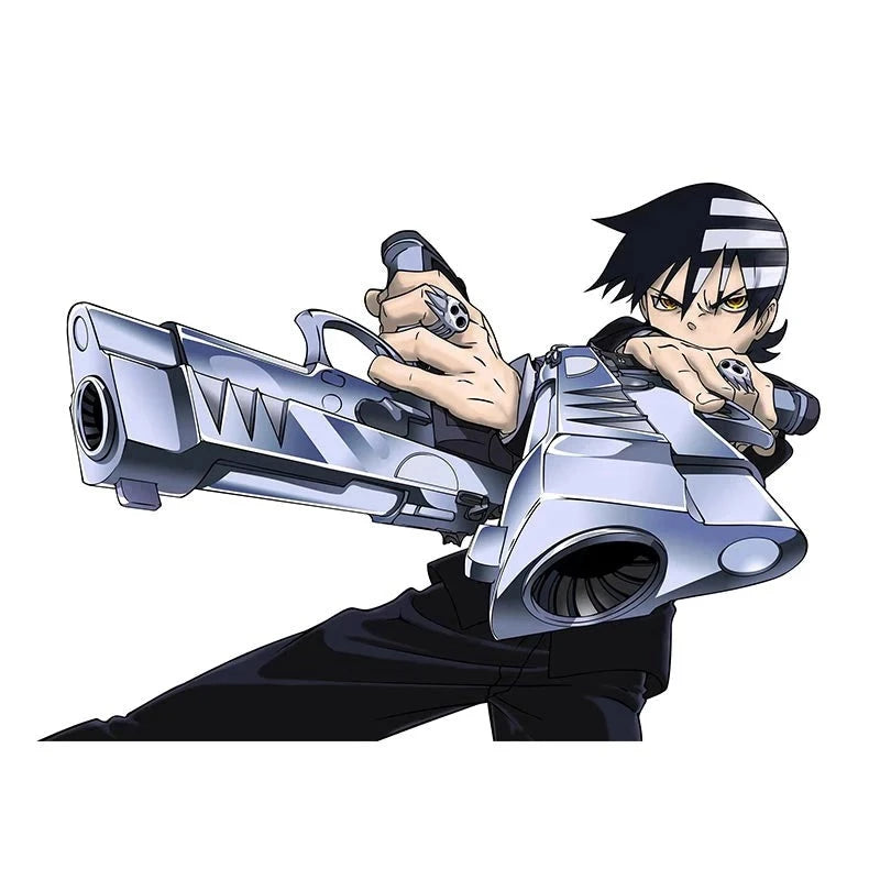 Soul Eater 'Death The Kid | Pointing A Gun' Vinyl Car Sticker