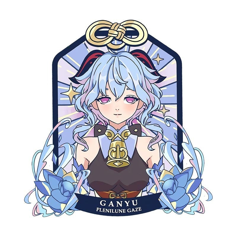 Genshin Impact 'Ganyu | Plenilune Gaze' Vinyl Car Sticker