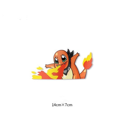 Pokemon 'Charmander | Flamethrower Attack' Vinyl Car Sticker