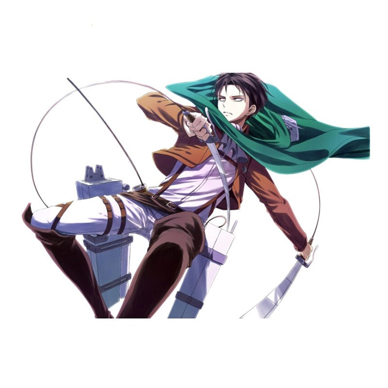Attack on Titan 'Levi | Kicking' Vinyl Car Sticker