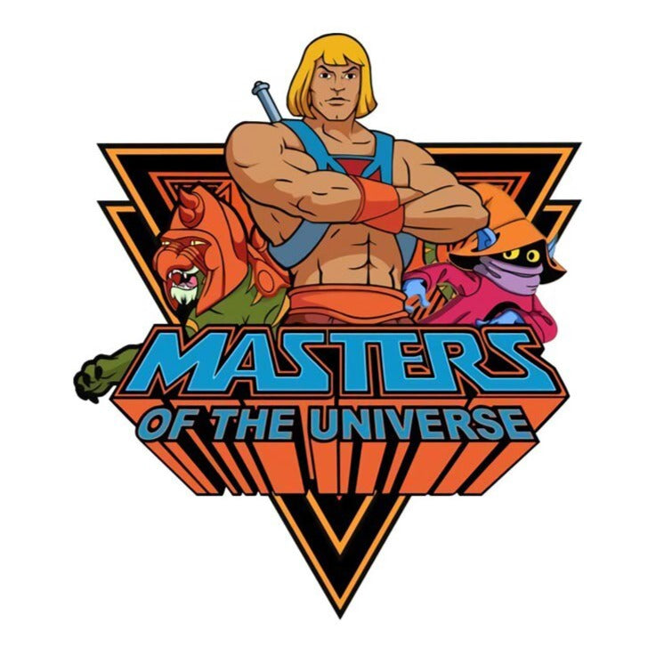 Masters of the Universe 'He-Man | Battle Cat | Orko' Vinyl Car Sticker