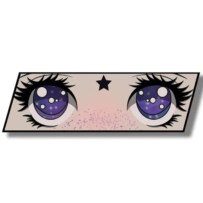 Anime 'Violet Eyes | Star In Forehead' Vinyl Car Sticker