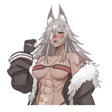 Mushoku Tensei 'Ghislaine Dedoldia | Muscles' Vinyl Car Sticker