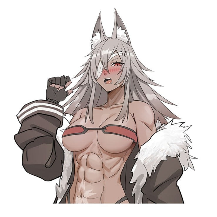 Mushoku Tensei 'Ghislaine Dedoldia | Muscles' Vinyl Car Sticker