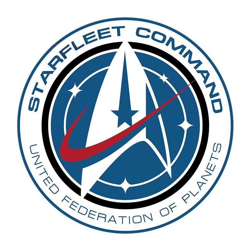 Star Trek 'Starfleet Command | United Federation of Planets | 1.0' Vinyl Car Sticker