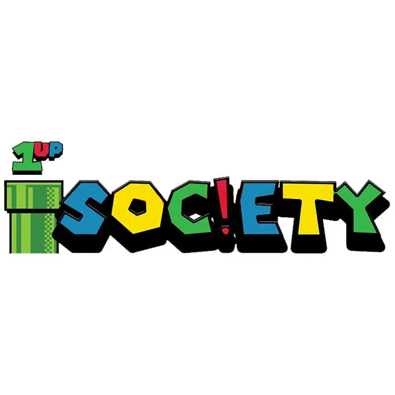 Super Mario Bros. '1Up Society' Vinyl Car Sticker
