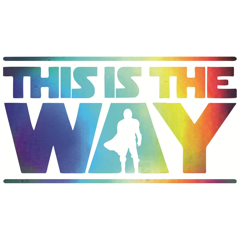Star Wars 'This Is The Way | Mandalorian' Vinyl Car Sticker