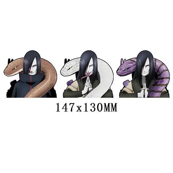 Naruto 'Orochimaru and Manda Snake' Vinyl Car 3D Motion Sticker