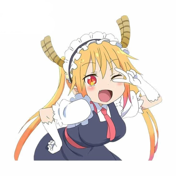 Miss Kobayashi's Dragon Maid 'Tohru | Wacky Pose' Vinyl Car Sticker