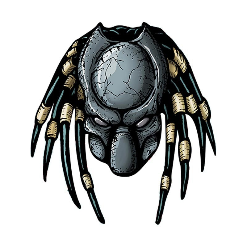 Predator 'Gray Mask' Vinyl Car Sticker