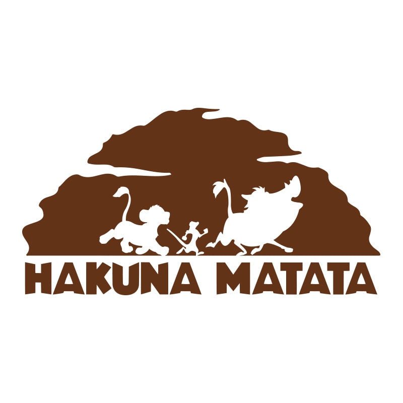 The Lion King 'Simba-Timon-Pumbaa | Hakuna Matata' Vinyl Car Sticker