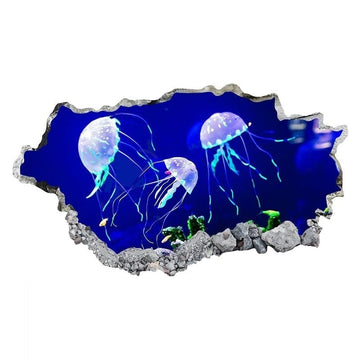 Smashed Hole 'Jellyfish' Vinyl Car Sticker