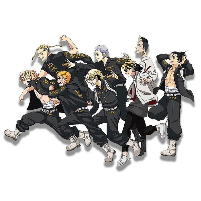 Tokyo Revengers 'Casts | Running' Vinyl Car Sticker