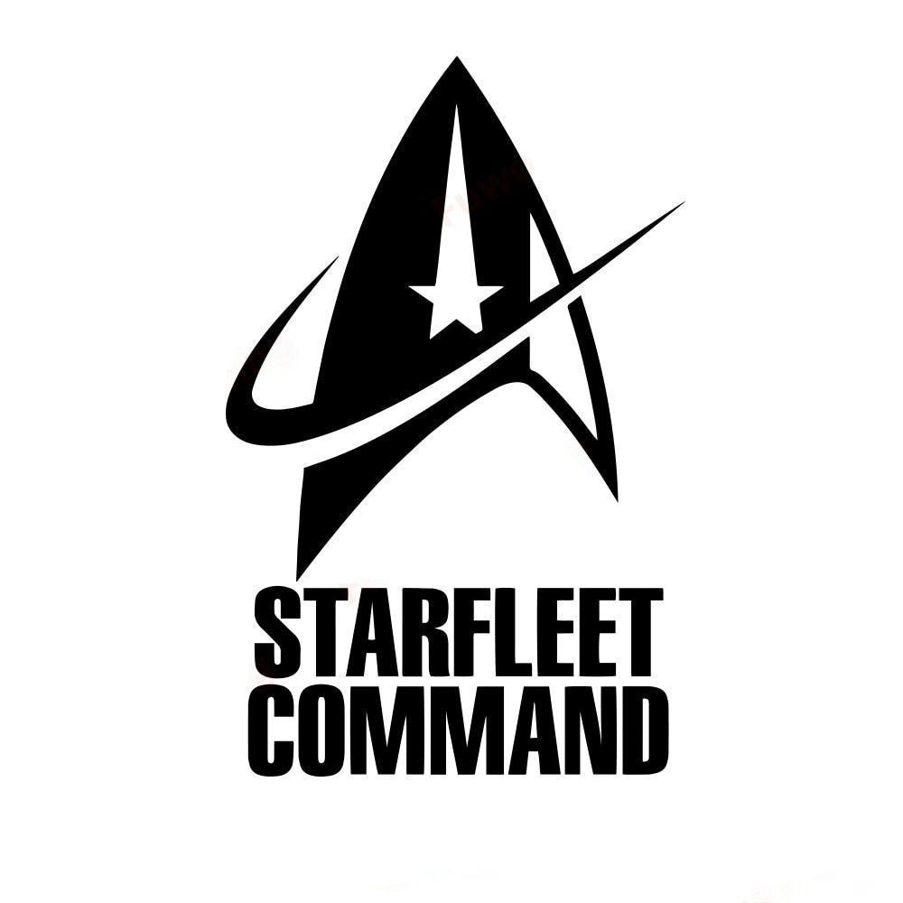 Star Trek 'Starfleet Command | Logo' Vinyl Car Sticker