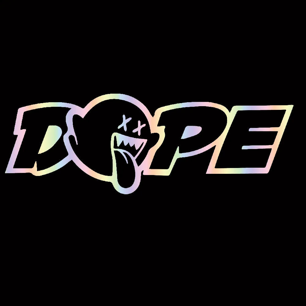Cool 'Dope Ghost | Tongue Out' Vinyl Car Sticker