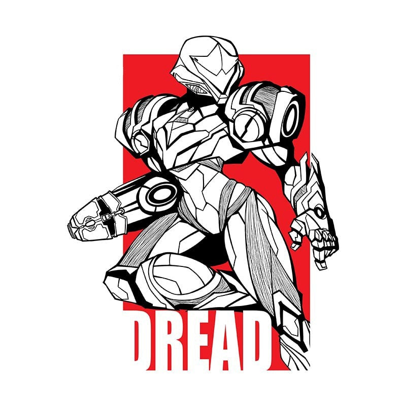 Metroid 'Samus Aran | Dread' Vinyl Car Sticker