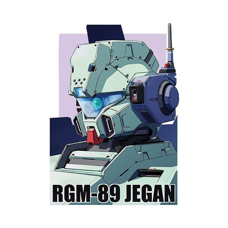 Mobile Suit Gundam 'RGM-89 Jegan' Vinyl Car Sticker