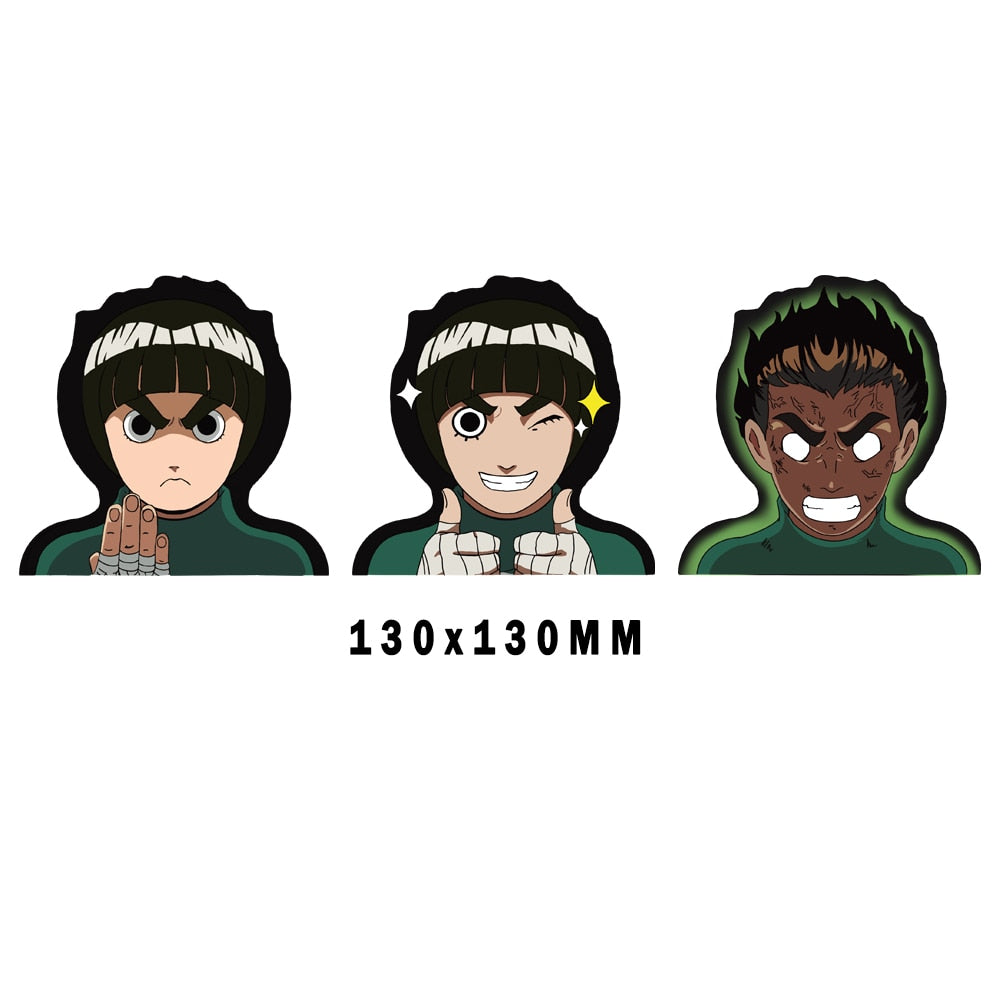 Naruto 'Rock Lee' Vinyl Car 3D Motion Sticker