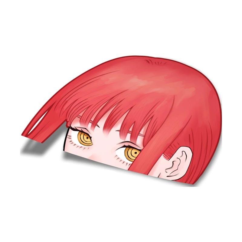 Chainsaw Man 'Makima | Peeping' Vinyl Car Peeker Sticker