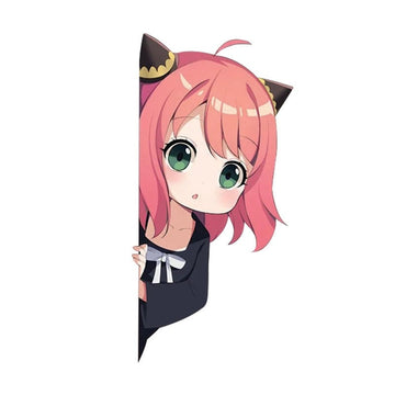 Spy x Family 'Anya | Waiting' Vinyl Car Peeker Sticker