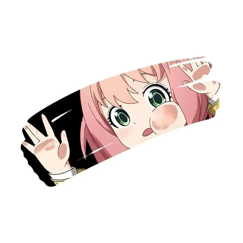 Spy x Family ‘Anya Staring | Hand Wiping' Vinyl Car Peeker Sticker