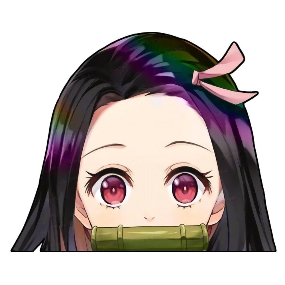 Demon Slayer 'Nezuko | Charming' Vinyl Car Peeker Sticker