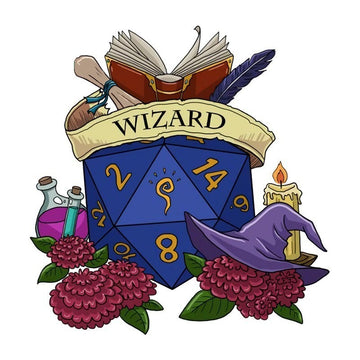 Dungeons & Dragons 'Wizard Dice' Vinyl Car Sticker