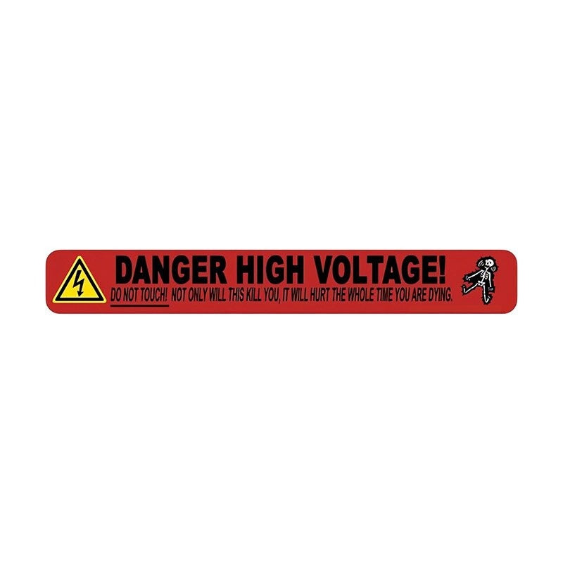 Warning Sign 'Danger High Voltage!' Vinyl Car Sticker