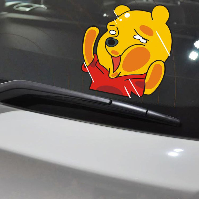 Winnie The Pooh 'Pooh | Pressed Face' Vinyl Car Sticker