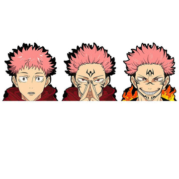 Jujutsu Kaisen 'Yuji Itadori | Sukuna Tattoo' Vinyl Car 3D Motion Sticker