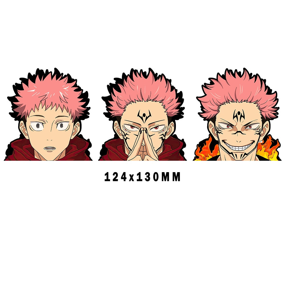 Jujutsu Kaisen 'Yuji Itadori | Sukuna Tattoo' Vinyl Car 3D Motion Sticker