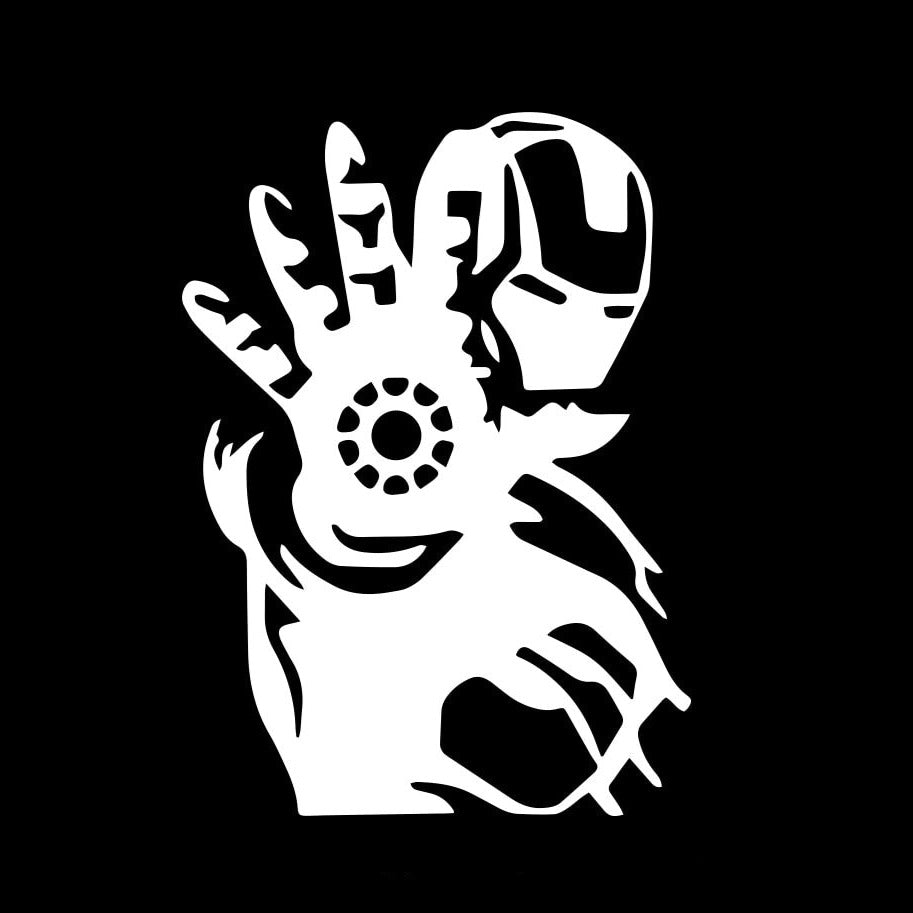 Iron Man 'Repulsor Glove' Vinyl Car Sticker