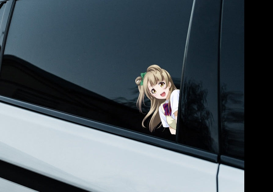 Love Live! Pretty Kotori Minami' Vinyl Car Peeker Sticker