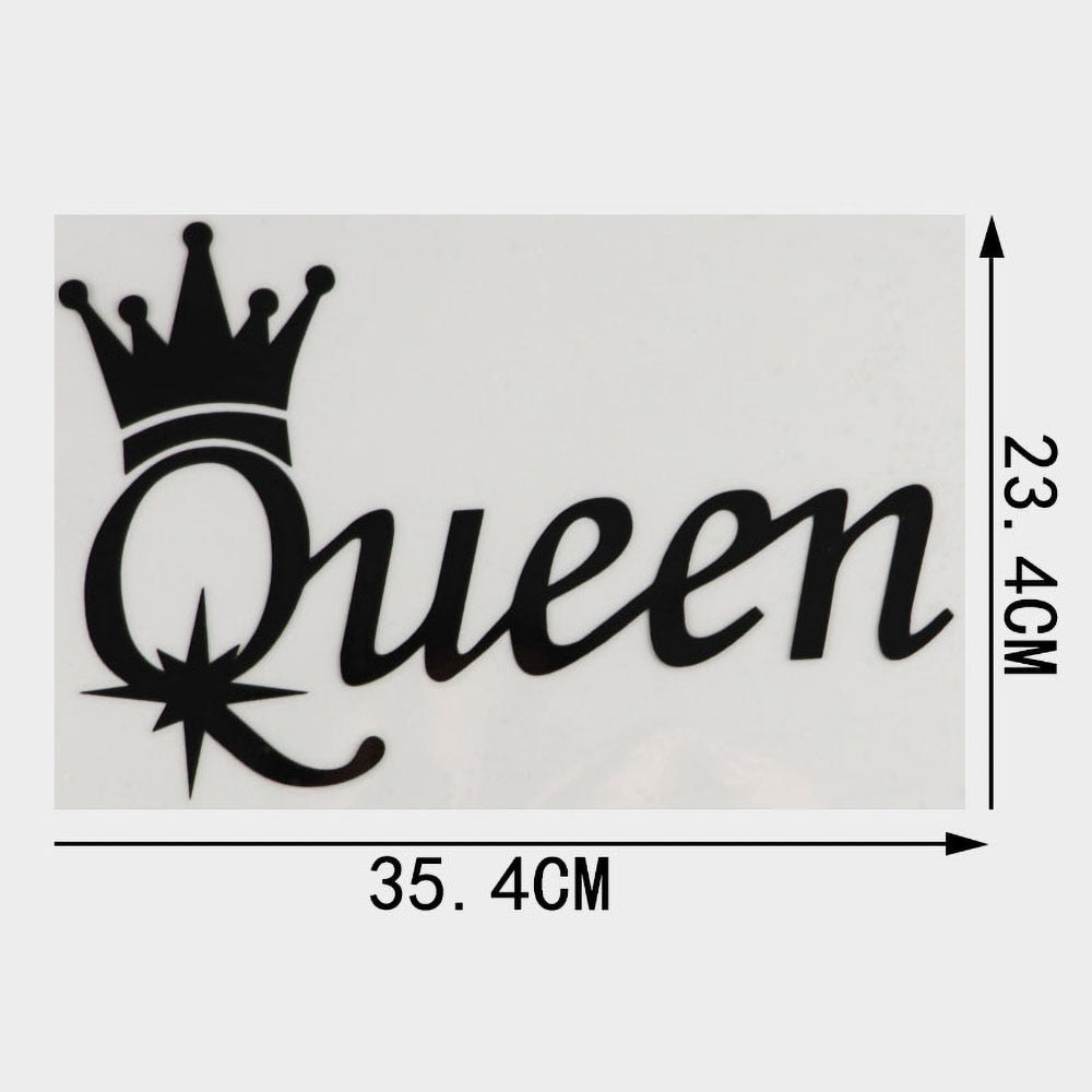 Cool 'Queen | Crown' Vinyl Car Sticker