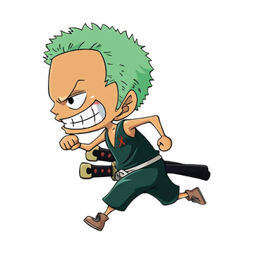One Piece 'Young Zoro | Running' Vinyl Car Sticker