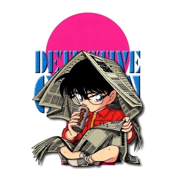 Detective Conan 'Shinichi Kudo | Reading Newspaper' Vinyl Car Sticker