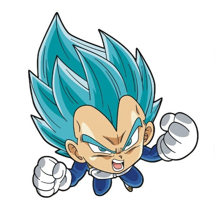 Dragon Ball Z 'Vegeta | Angry' Vinyl Car Sticker