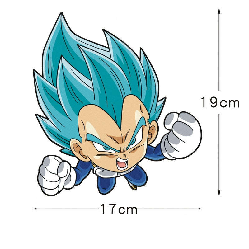 Dragon Ball Z 'Vegeta | Angry' Vinyl Car Sticker