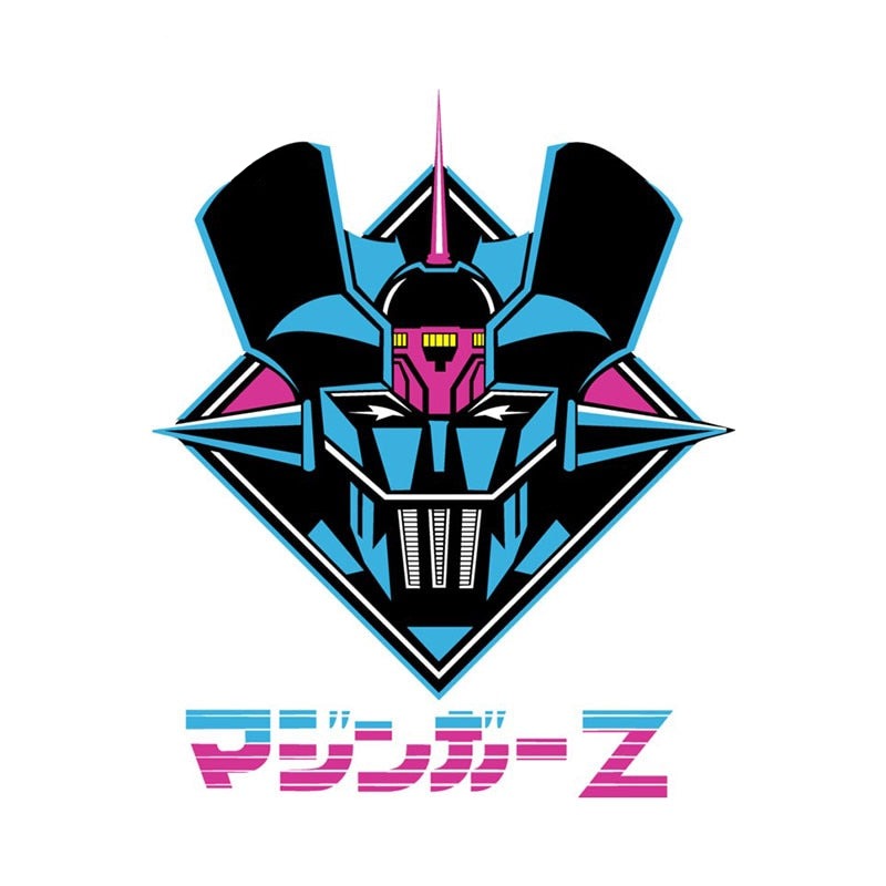 Mazinger Z Head 'Neon' Vinyl Car Sticker