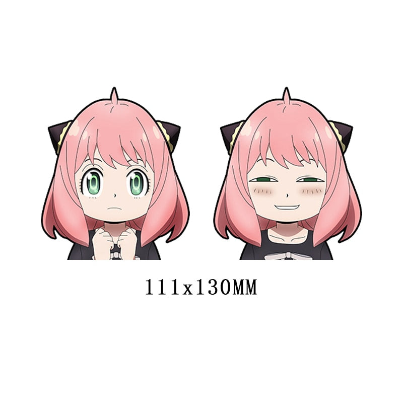Spy x Family 'Cute Anya' Vinyl Car 3D Motion Sticker