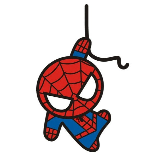 Spider-Man 'Hanging On Black Rope | Left | 1.0' Vinyl Car Sticker