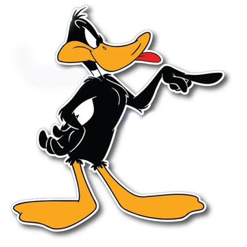Looney Tunes 'Daffy Duck | Pointing' Vinyl Car Sticker