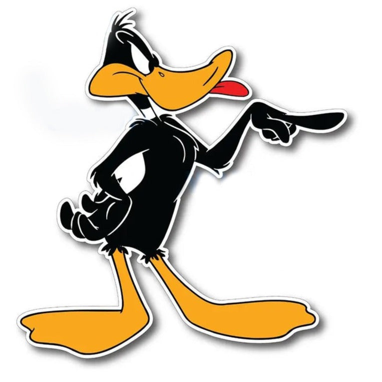 Looney Tunes 'Daffy Duck | Pointing' Vinyl Car Sticker