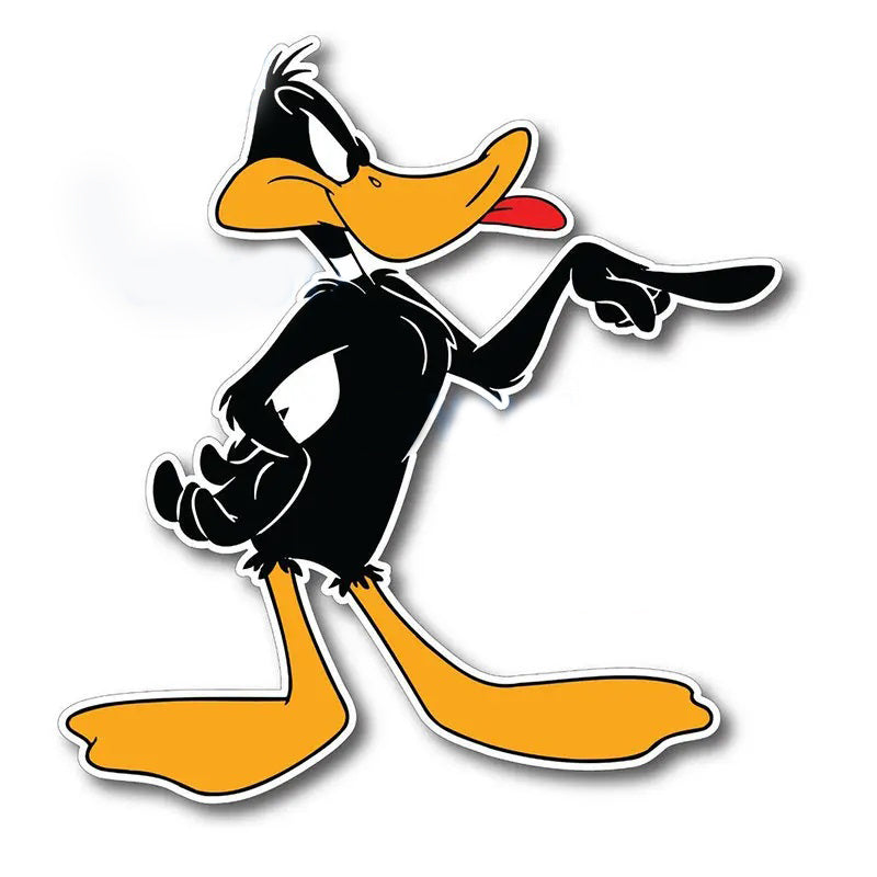 Looney Tunes 'Daffy Duck | Pointing' Vinyl Car Sticker